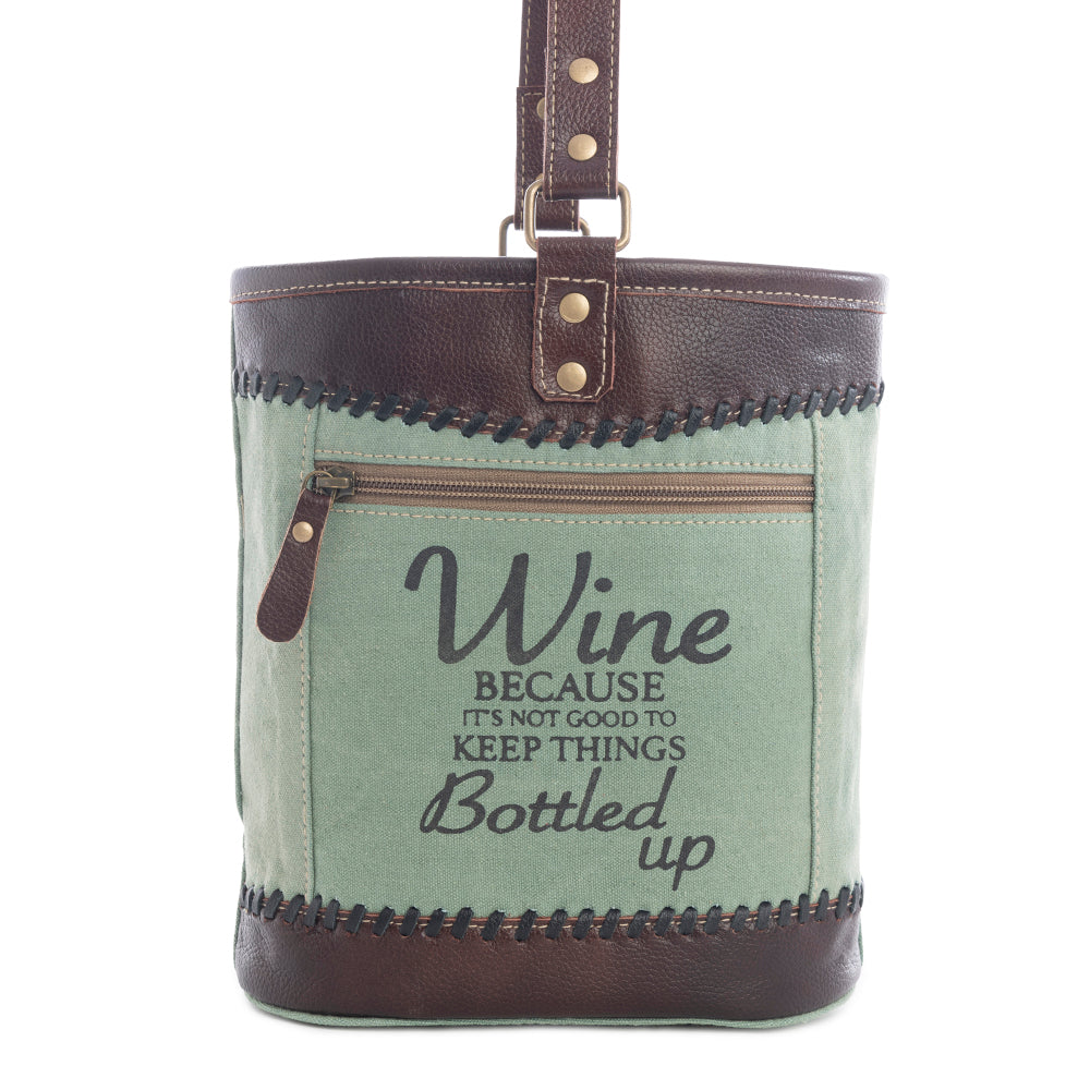 Bottled Up Double Wine Bag - Myra USA