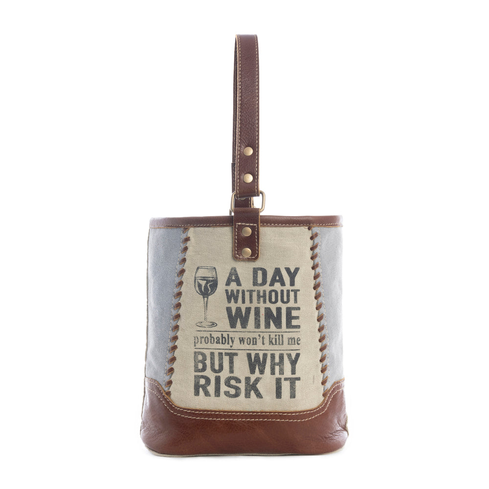 Why Risk It Double Wine Bag - Myra USA