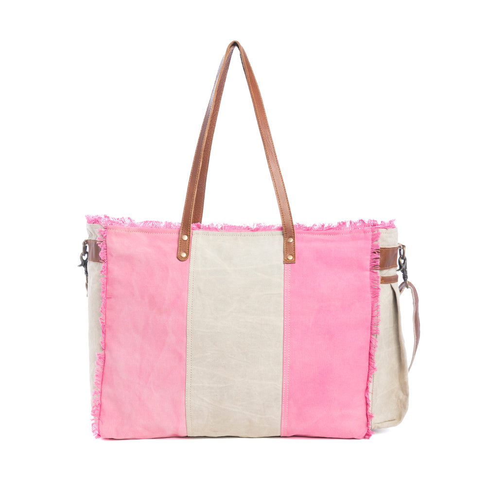 Queen Creek Weekender Bag in Pink - Myra USA