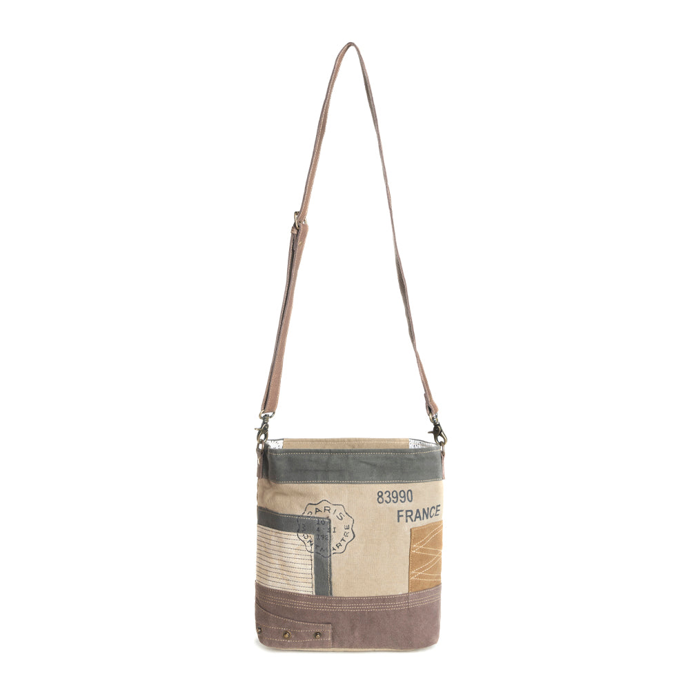 French Postmark Shoulder Bag - Myra USA