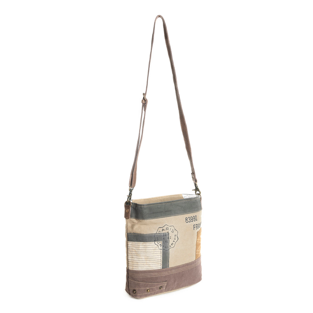 French Postmark Shoulder Bag - Myra USA
