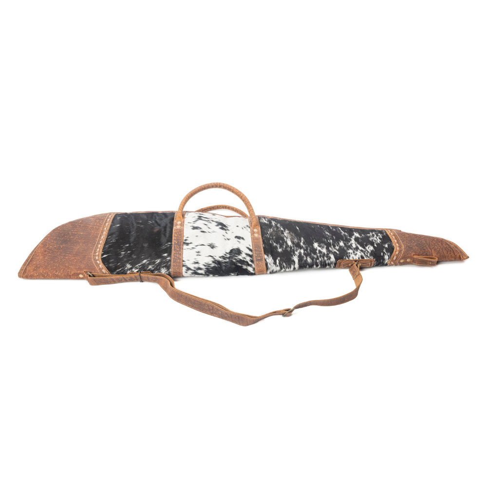 Wildhorn Hunter’s Leather Rifle Case in Smoky Hide - Myra USA