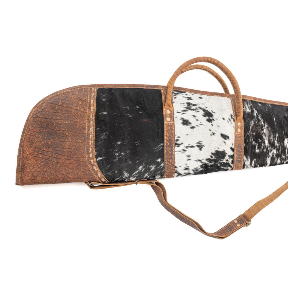 Wildhorn Hunter’s Leather Rifle Case in Smoky Hide - Myra USA