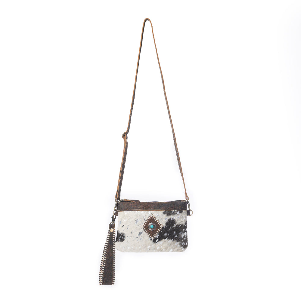 Eye of the Goddess Crossbody Bag in Black - Myra USA