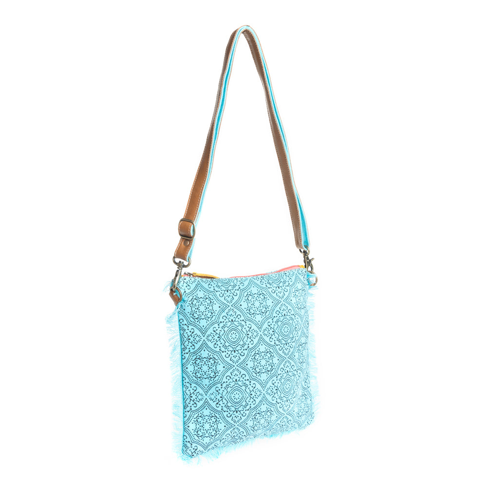 Triple Fork Ranch Crosbbody Bag in Turquoise - Myra USA
