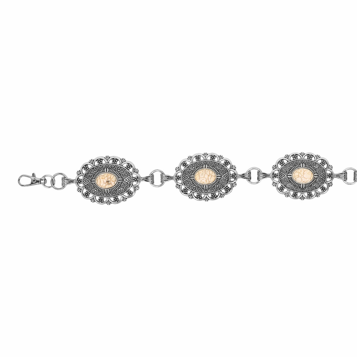 Myra Dustrose Stone Concho Belt for Women - Myra USA