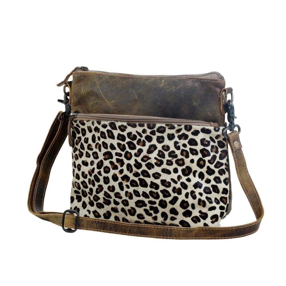 Feline Leather & Hairon Bag - MyraUSA