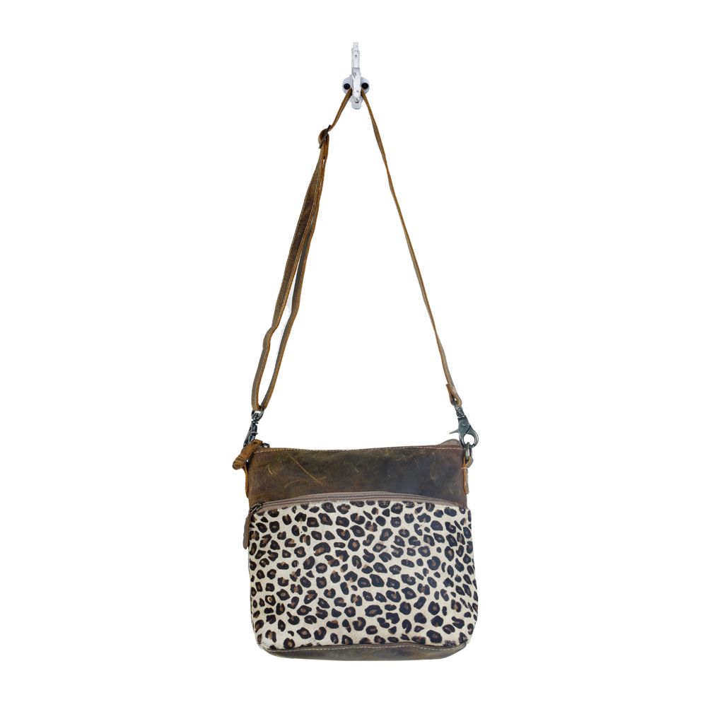 Feline Leather & Hairon Bag - MyraUSA
