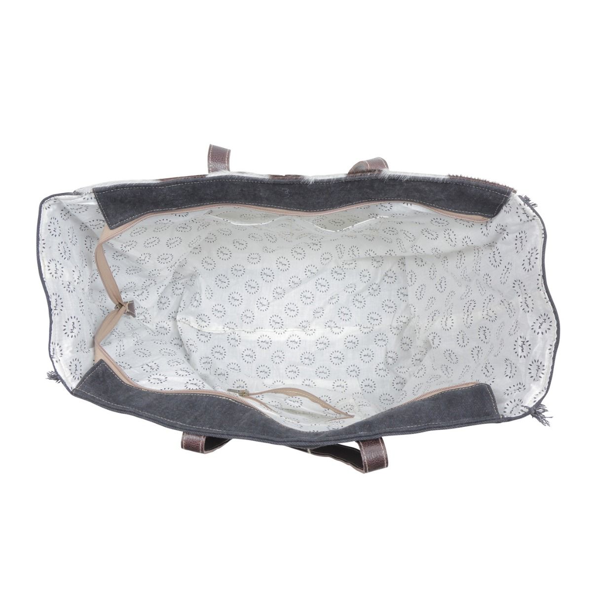 Sea Grass Canvas & Hairon Bag - MyraUSA