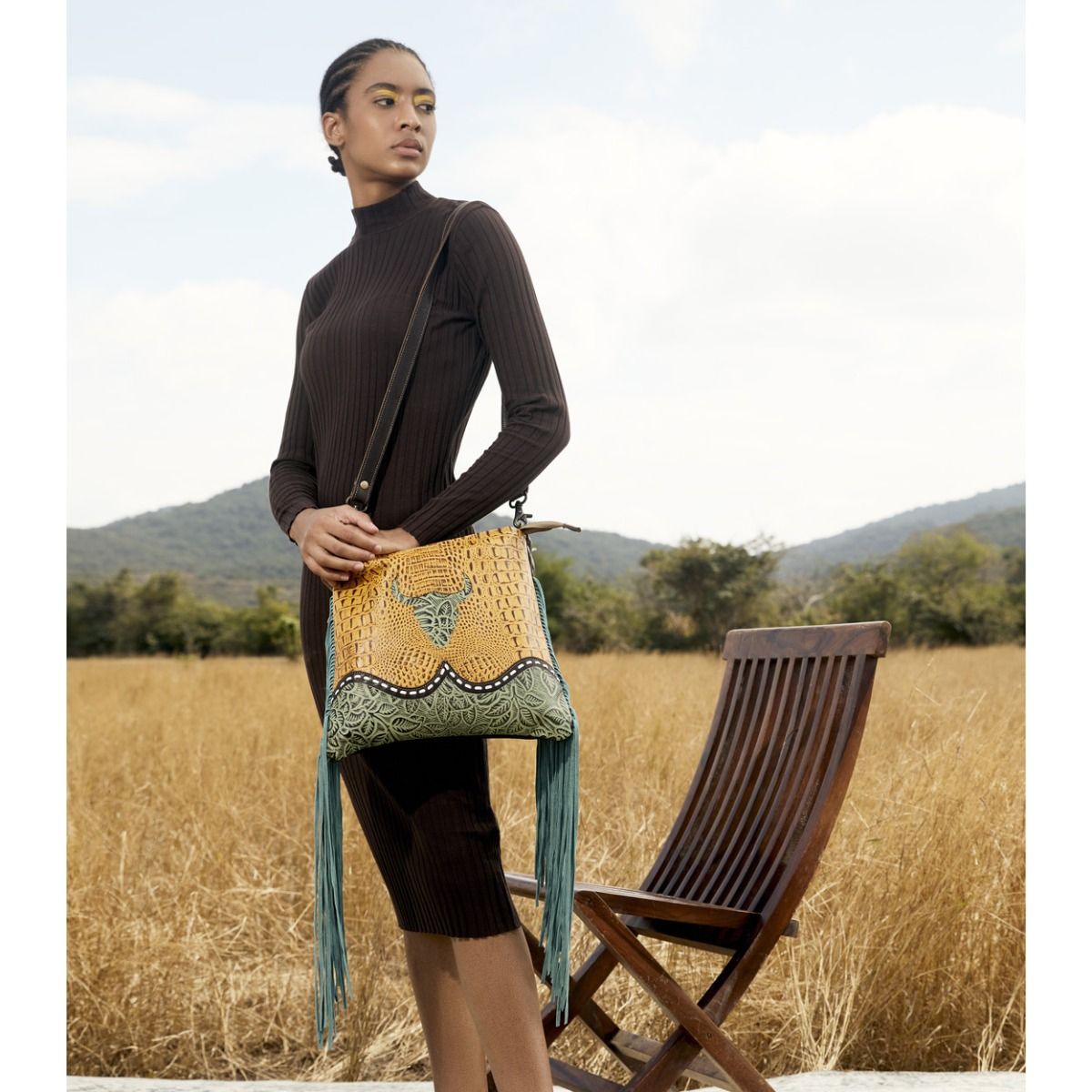 Fah Leather & Hairon Bag - MyraUSA