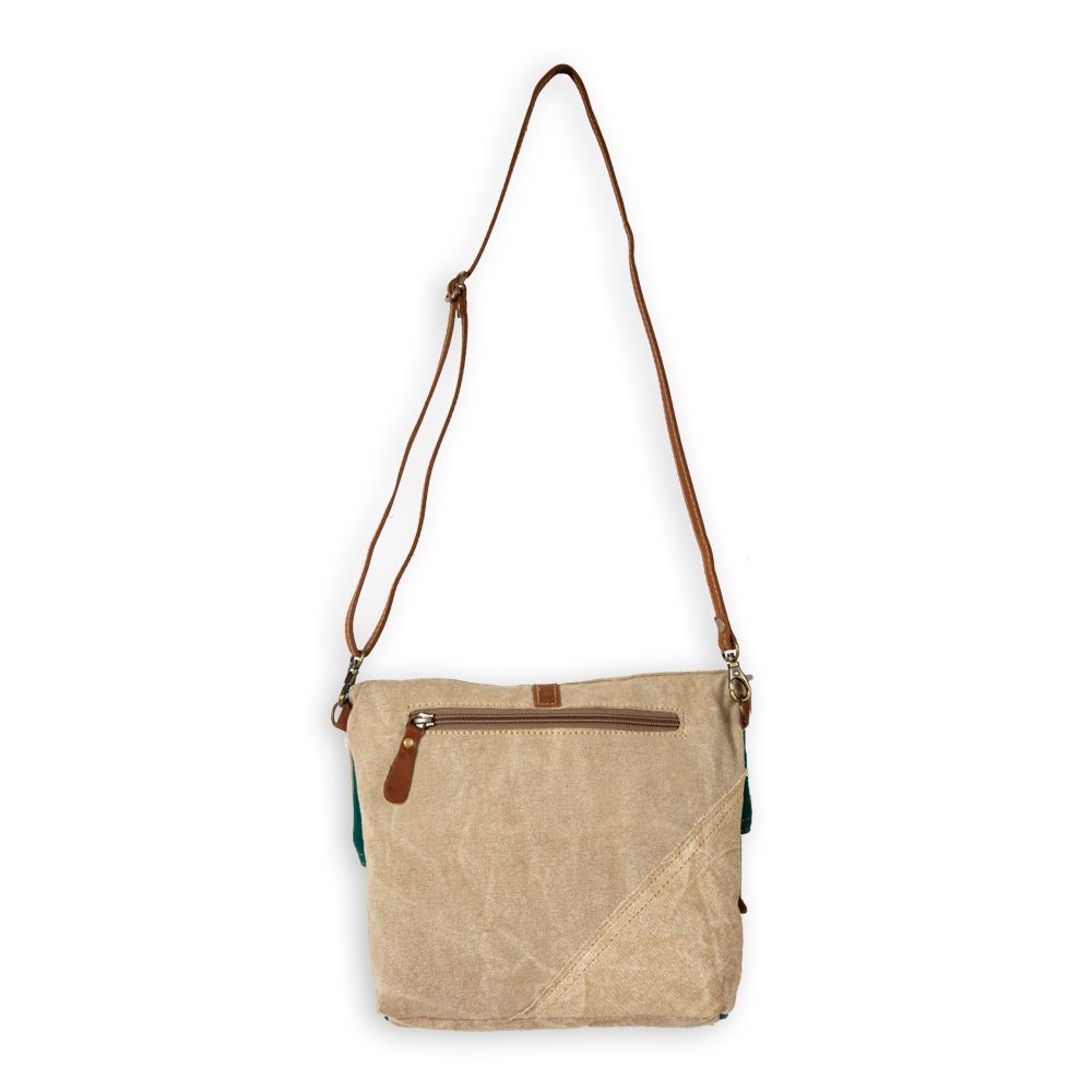 Burlander Patch Teal Small & Crossbody Bag - Myra USA