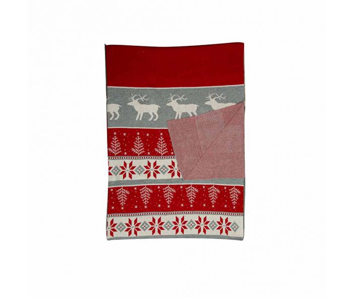 Reindeer In A Row Throw - Myra USA