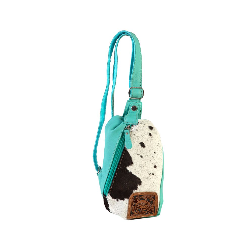 Robnette Ranch Fanny Pack Bag In Turquoise - Myra USA
