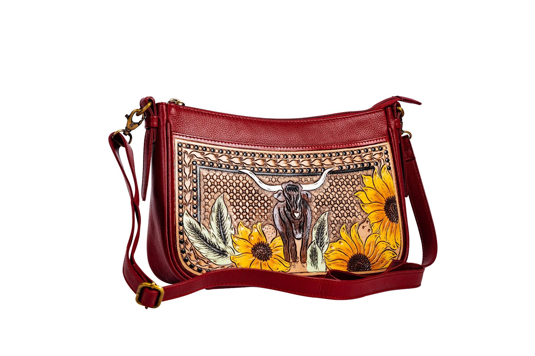 On the Trail Home Hand-tooled Bag - Myra USA