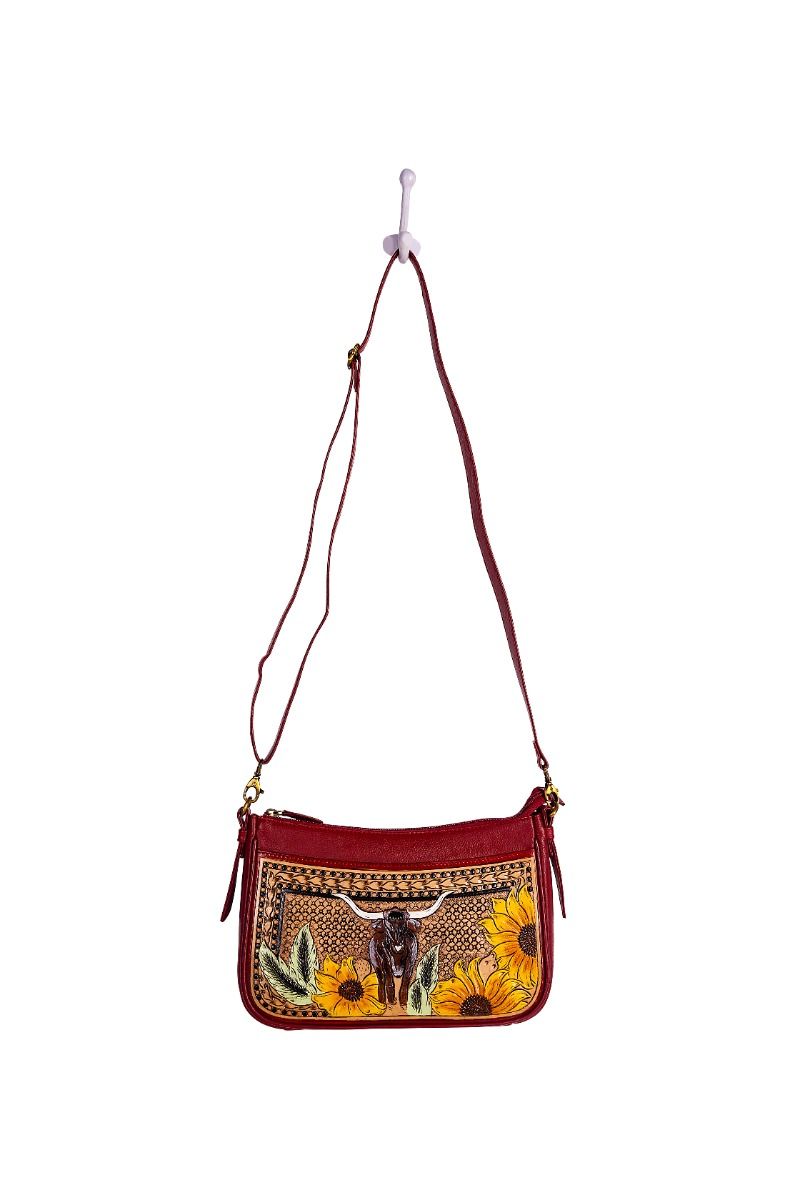 On the Trail Home Hand-tooled Bag - Myra USA