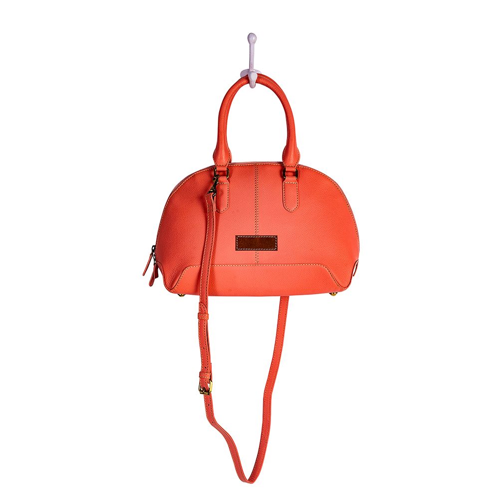 Emmylou Pass Hand-Tooled Bag in Salmon - Myra USA