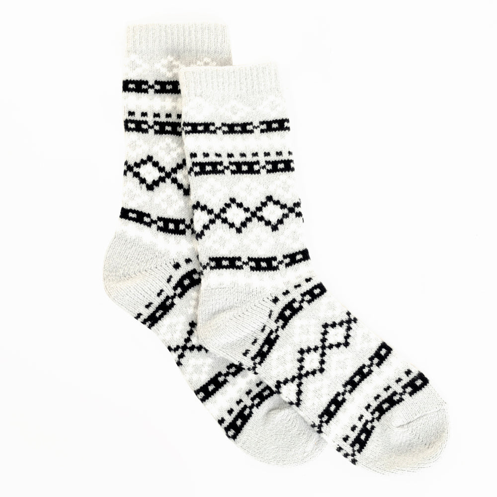 White Fox Patterned Sock - Myra USA
