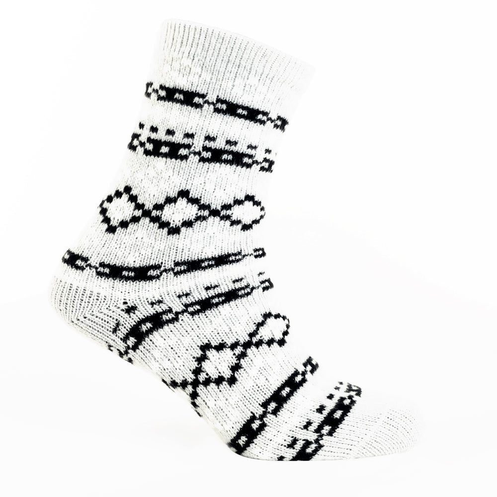 White Fox Patterned Sock - Myra USA