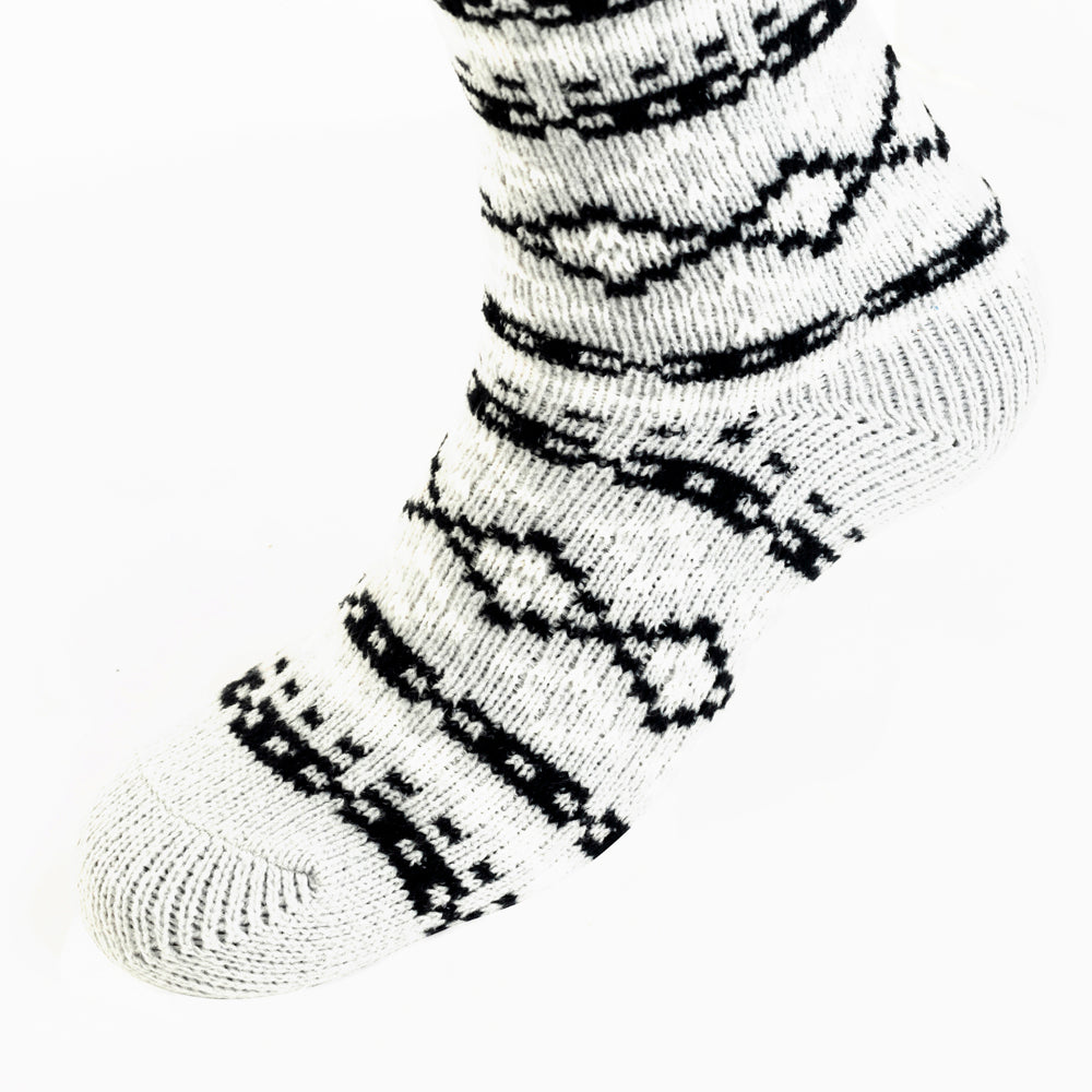 White Fox Patterned Sock - Myra USA