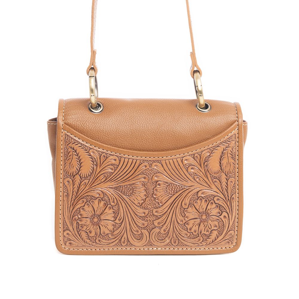 Breeze Wind Hand-Tooled Bag - Myra USA