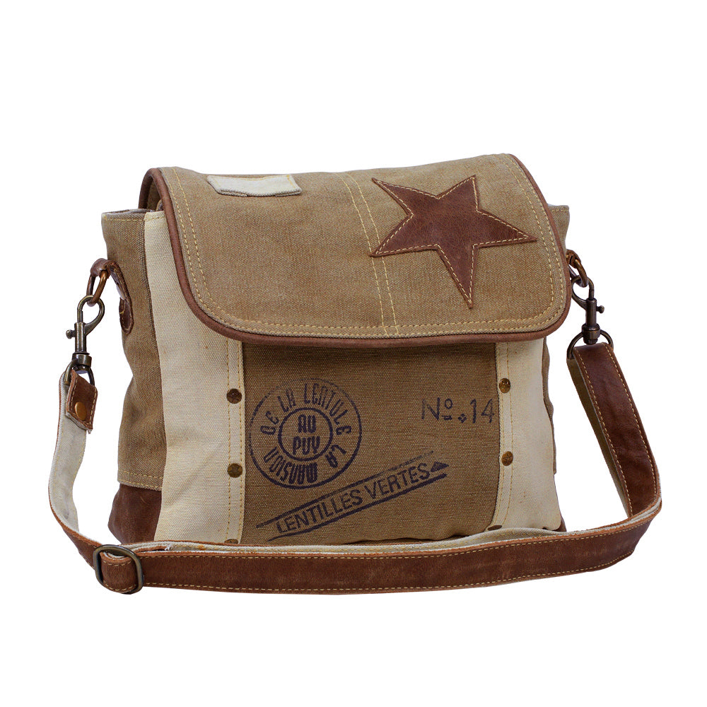 Leather Star Shoulder Bag – Myra USA display picture 1