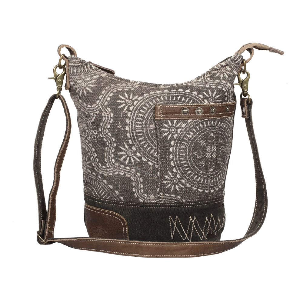 Vintage Carved Shoulder Bag – Myra USA display picture 3