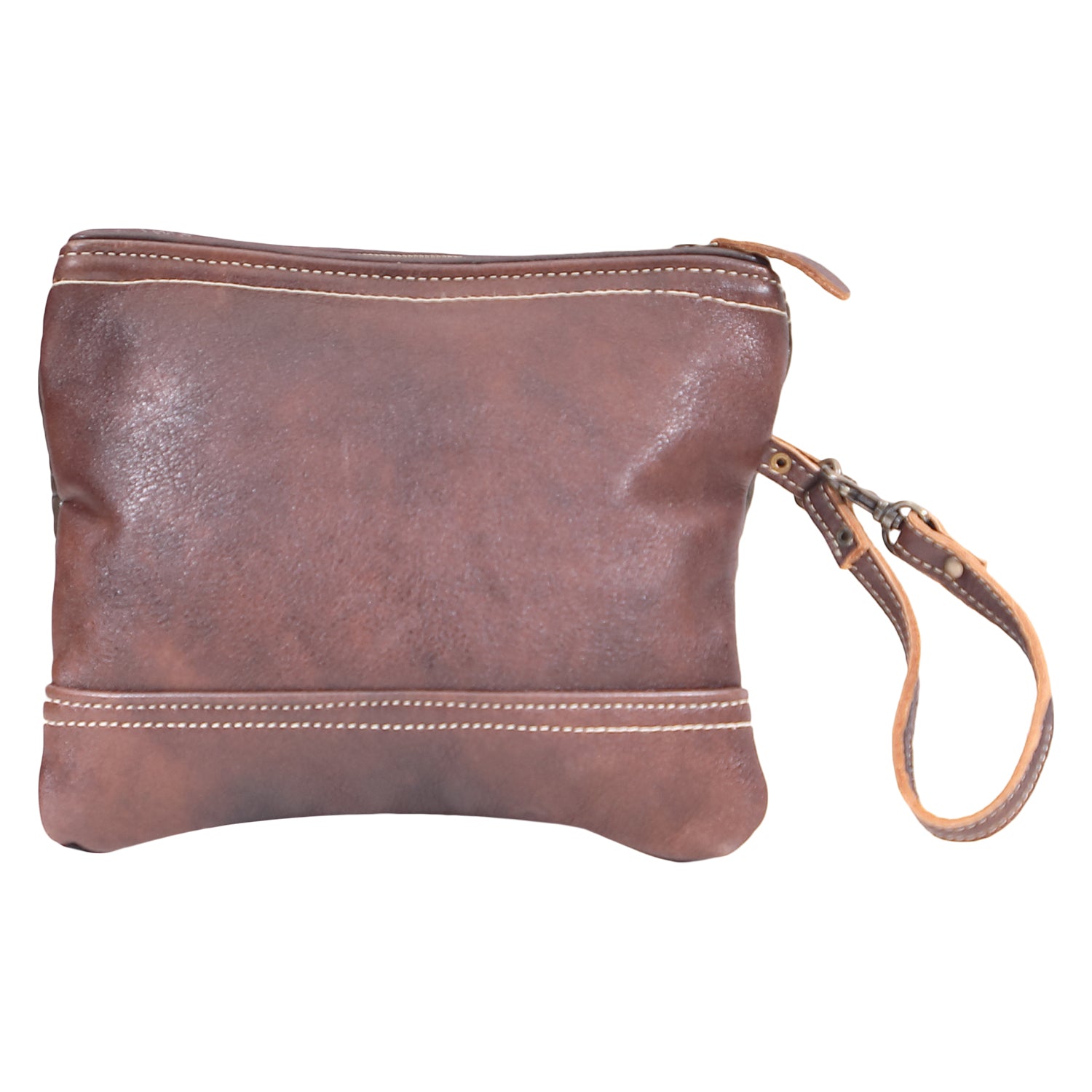 GREENISH CLASSIO POUCH - MyraUSA