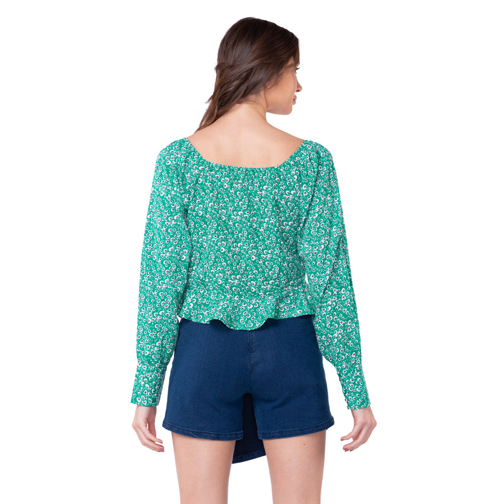 Green Splendour Top - MyraUSA