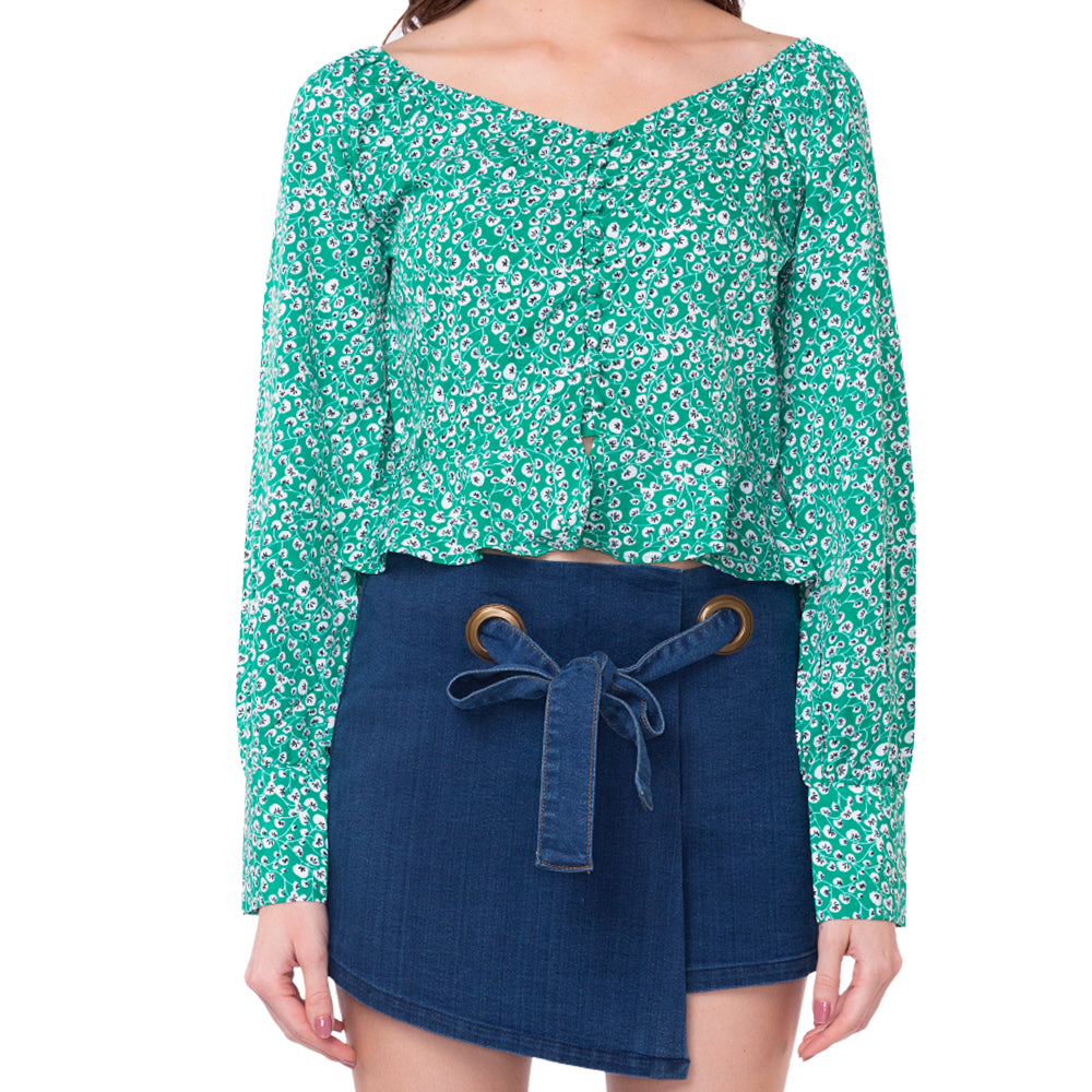 Green Splendour Top - MyraUSA