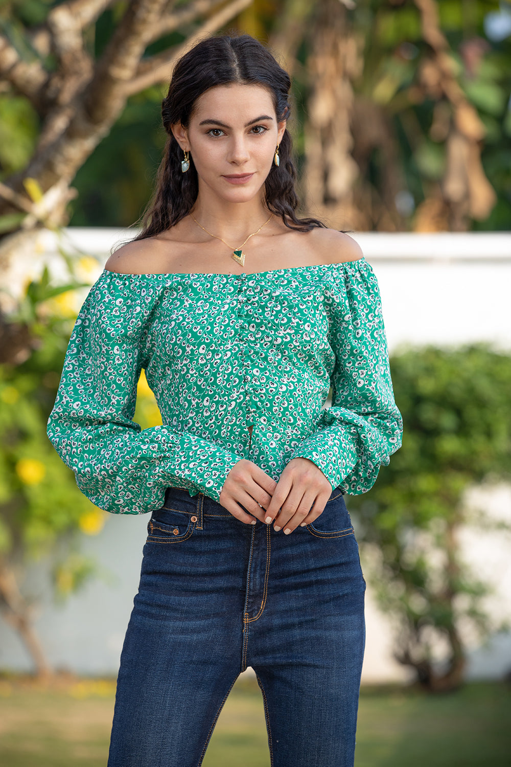 Green Splendour Top - MyraUSA