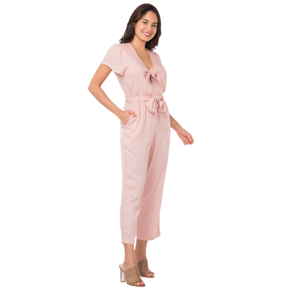 Knotty Pink Jumpsuit - MyraUSA