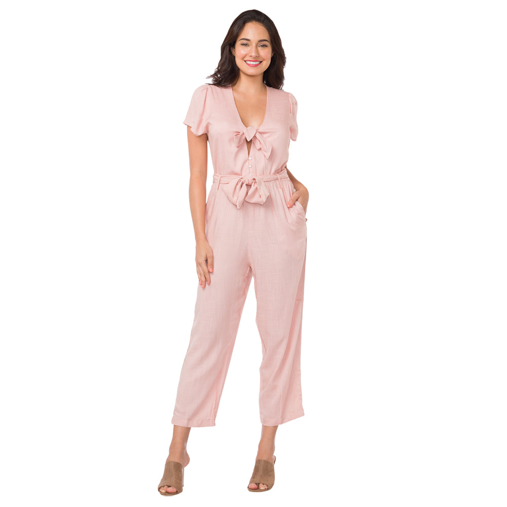Knotty Pink Jumpsuit - MyraUSA