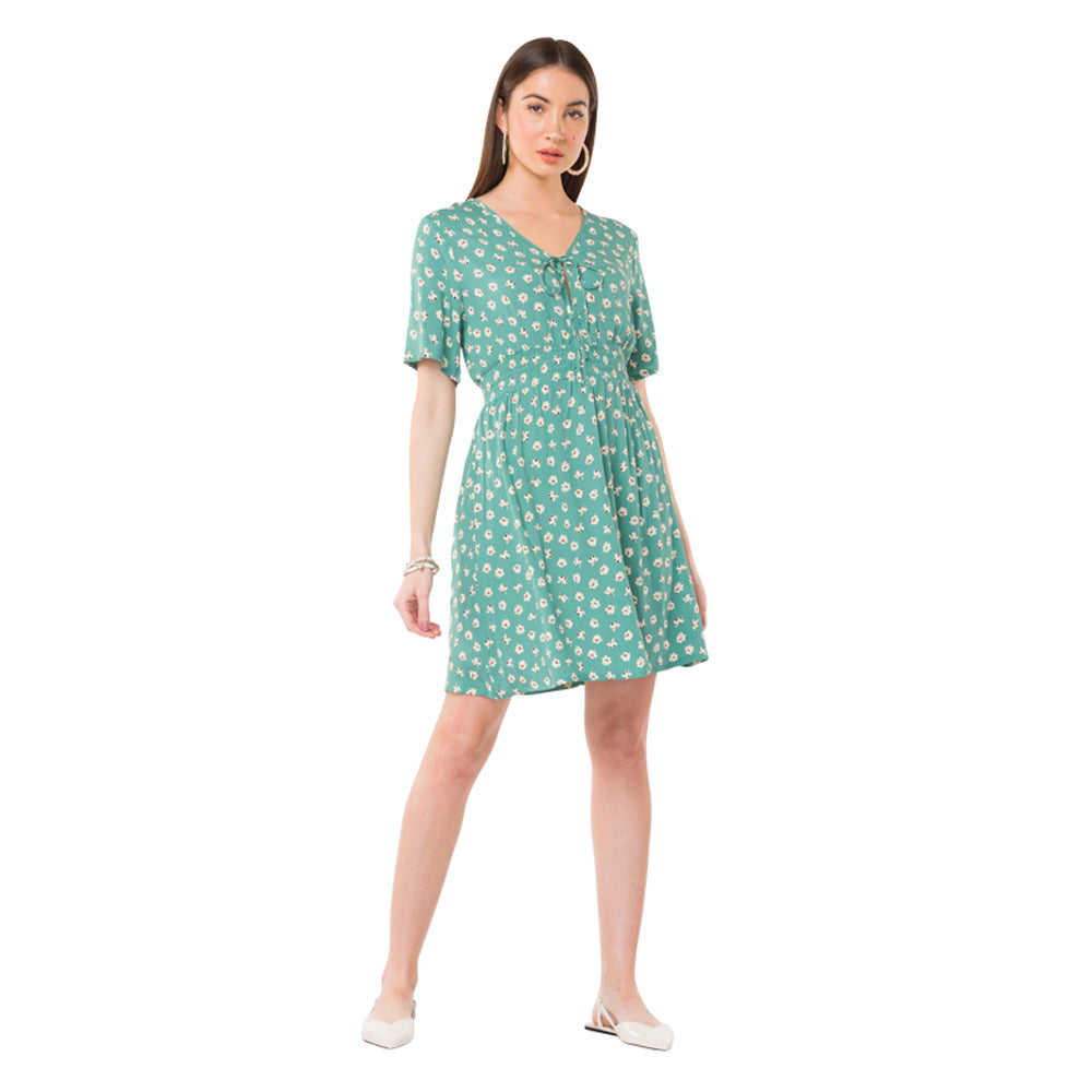 Green Grandeur Dress - MyraUSA