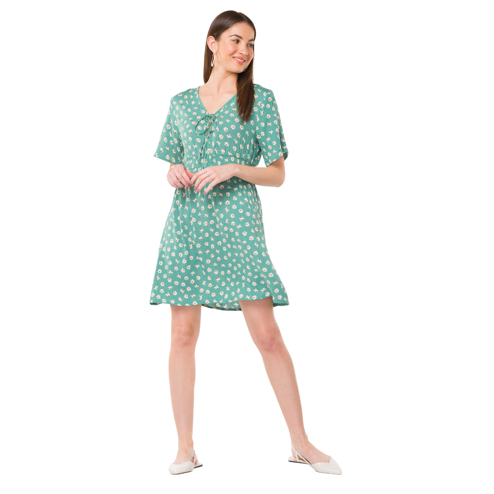 Green Grandeur Dress - MyraUSA