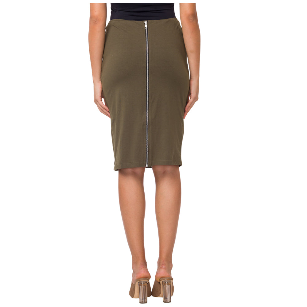 Snug Zipper Skirt - MyraUSA