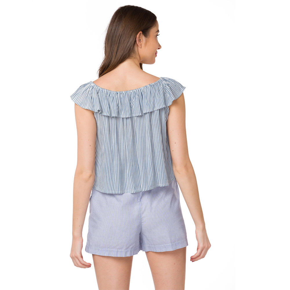 Furbelow Off Shoulder Top - MyraUSA
