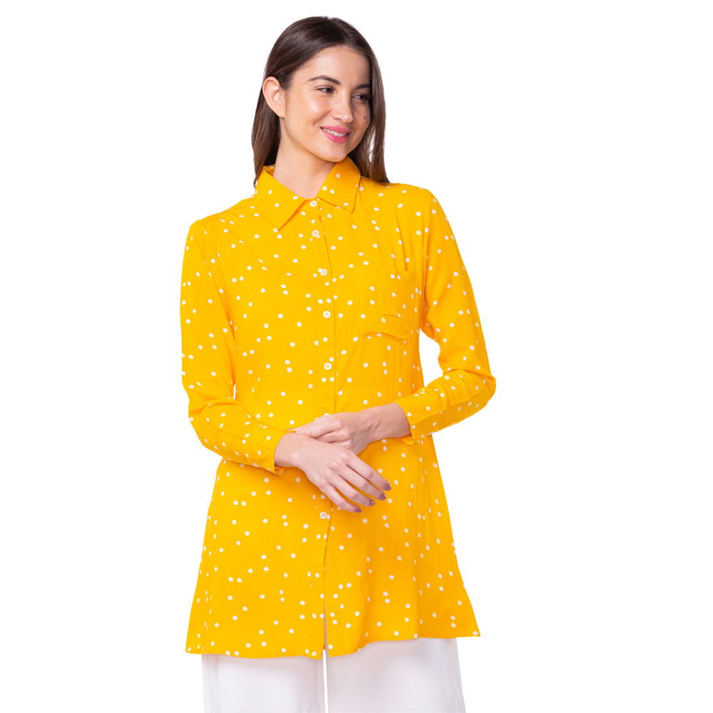 Polka Cheer Long Shirt - MyraUSA