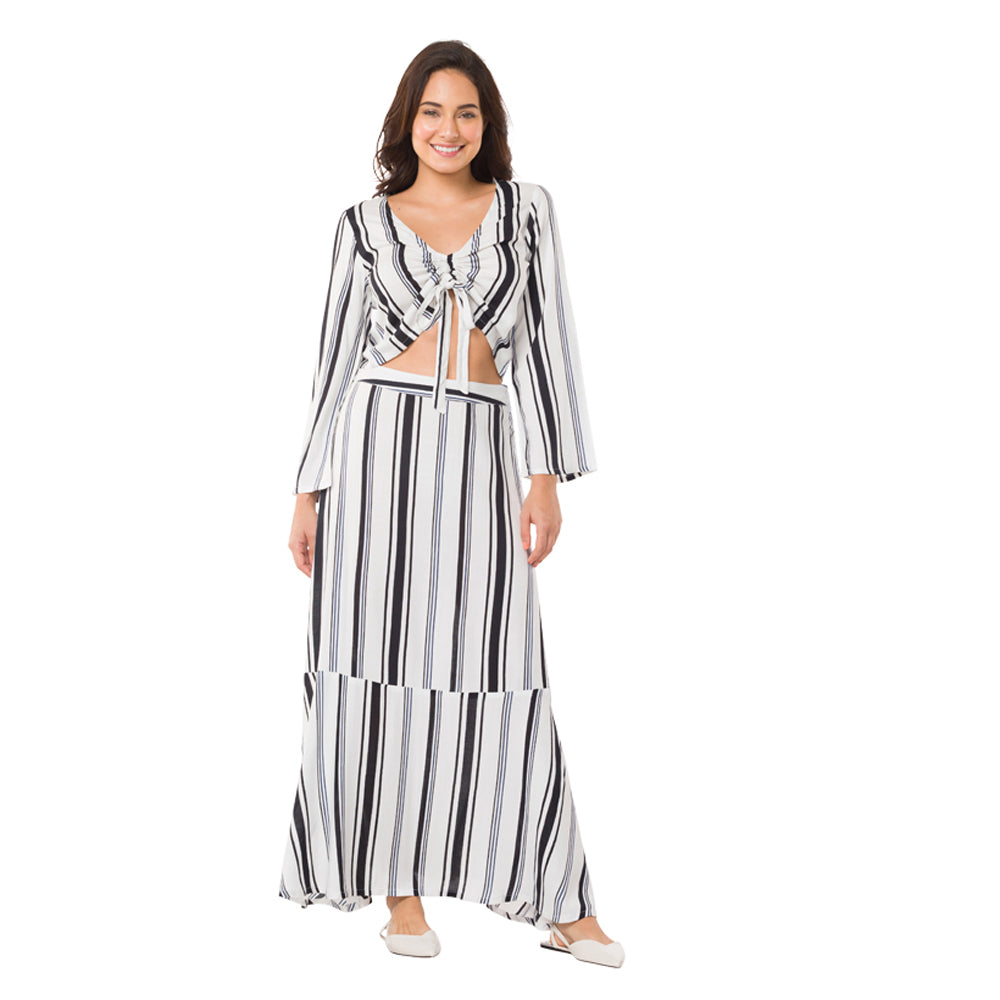 Streaky Smudgy Top and Skirt - MyraUSA