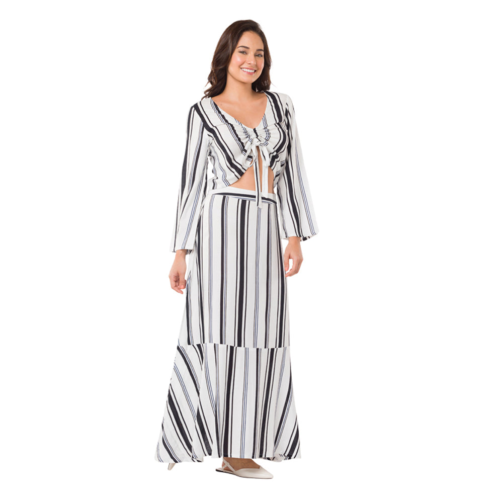 Streaky Smudgy Top and Skirt - MyraUSA