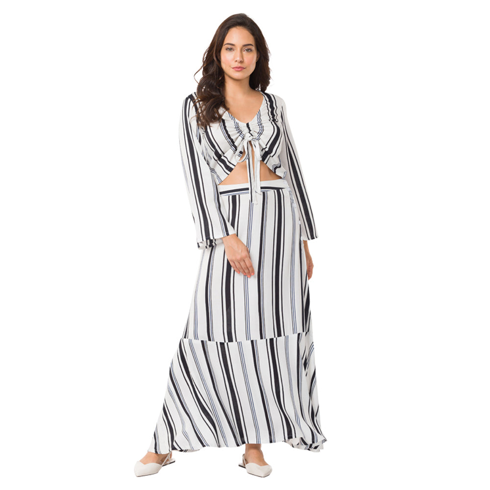 Streaky Smudgy Top and Skirt - MyraUSA