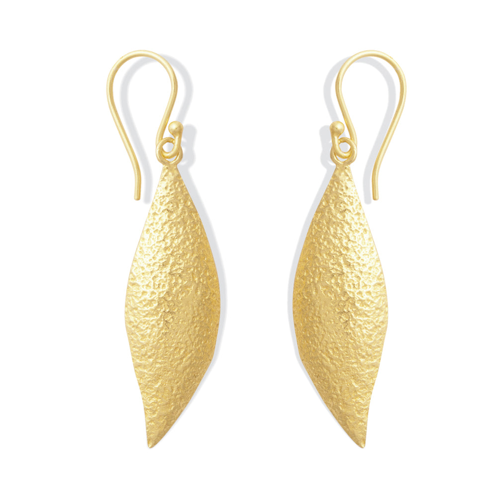Roman Gold Drop Earrings - MyraUSA