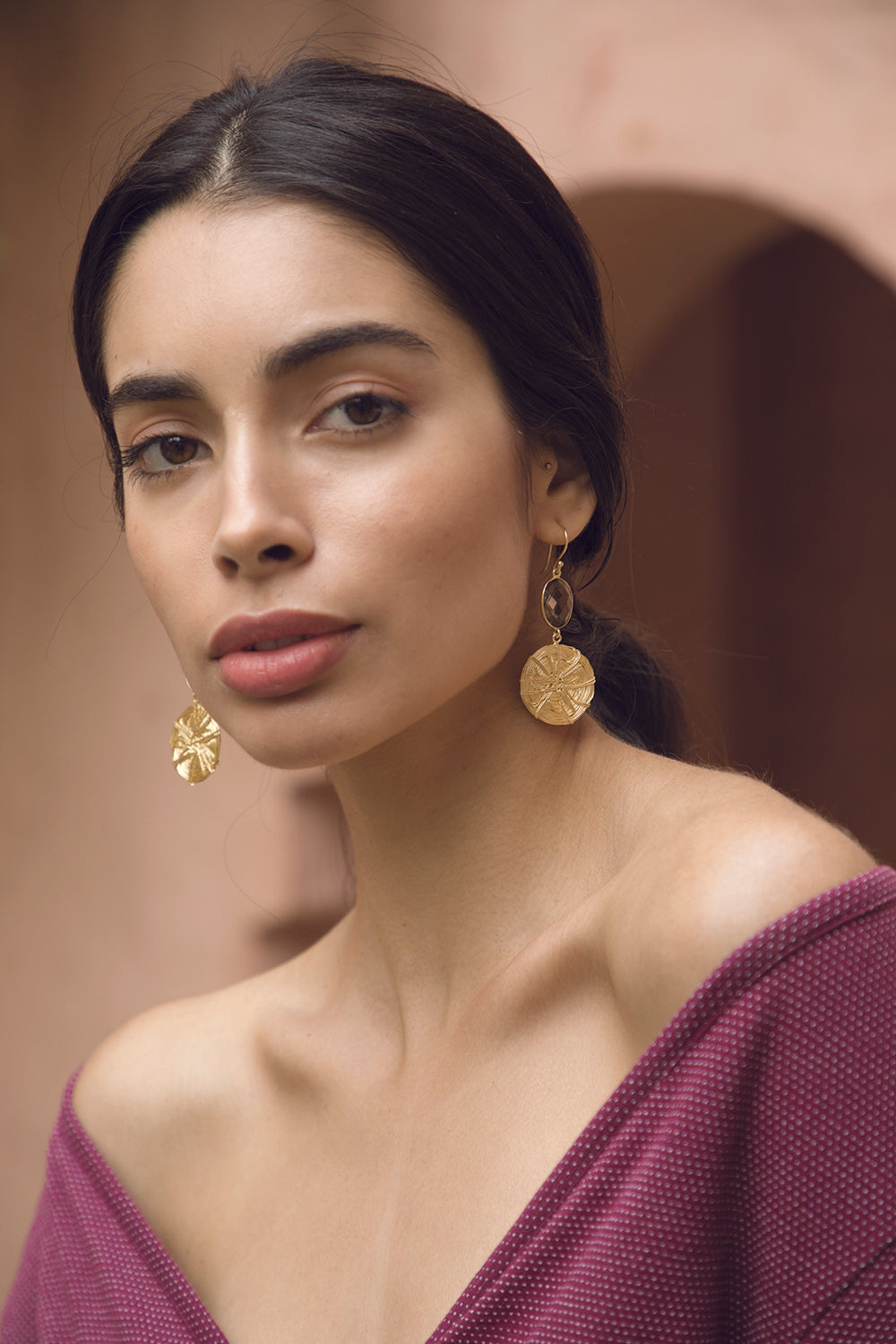 Stone Gaze Drop Earrings - MyraUSA