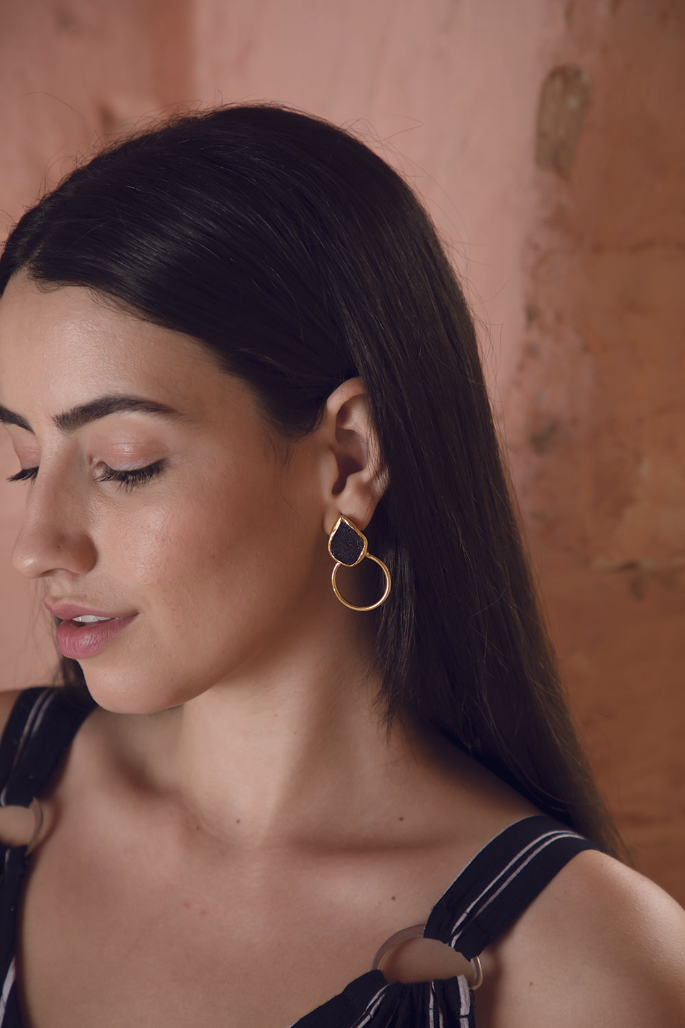 Night Magic Hoop Earrings - MyraUSA