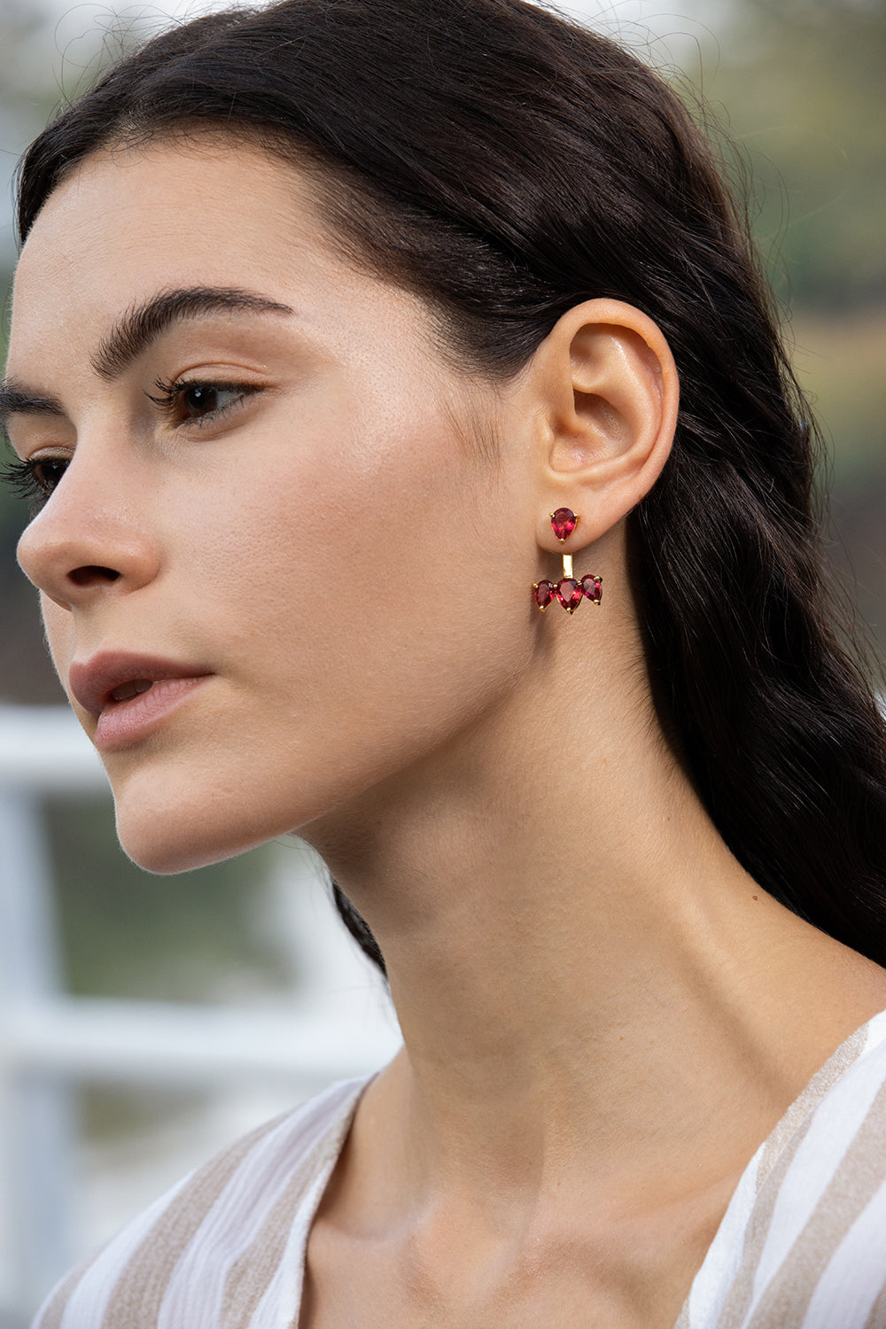 Ruby Stud Earrings - MyraUSA
