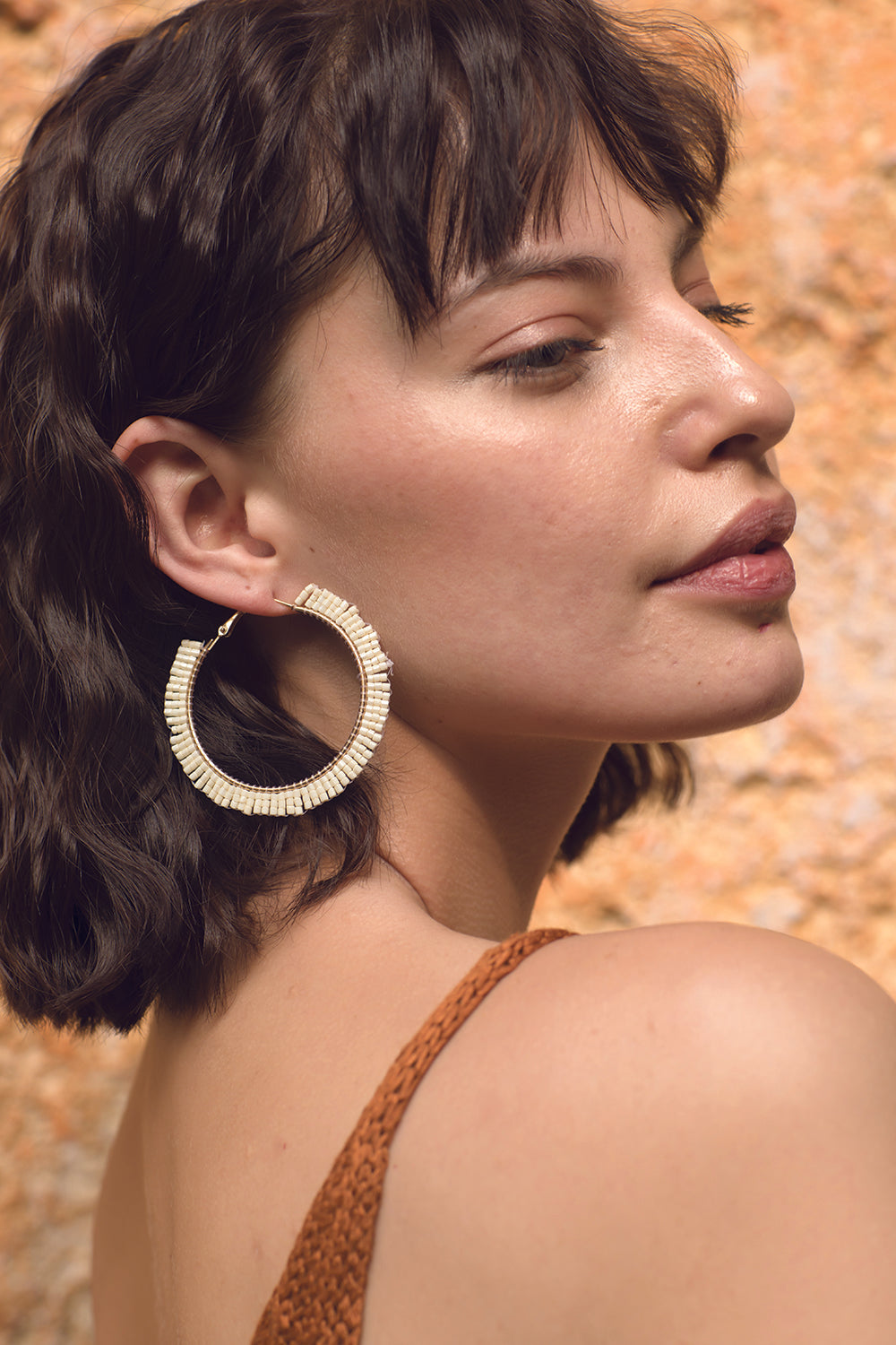 Pearl Gala Hoop Earrings - MyraUSA