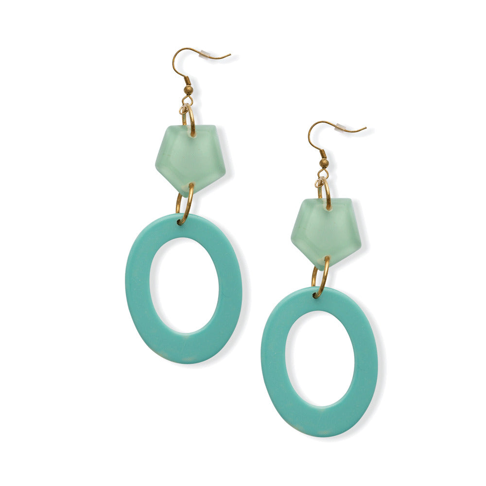 Green Dream Drop Earrings - MyraUSA