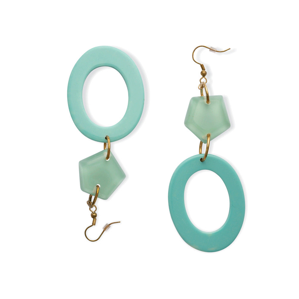 Green Dream Drop Earrings - MyraUSA