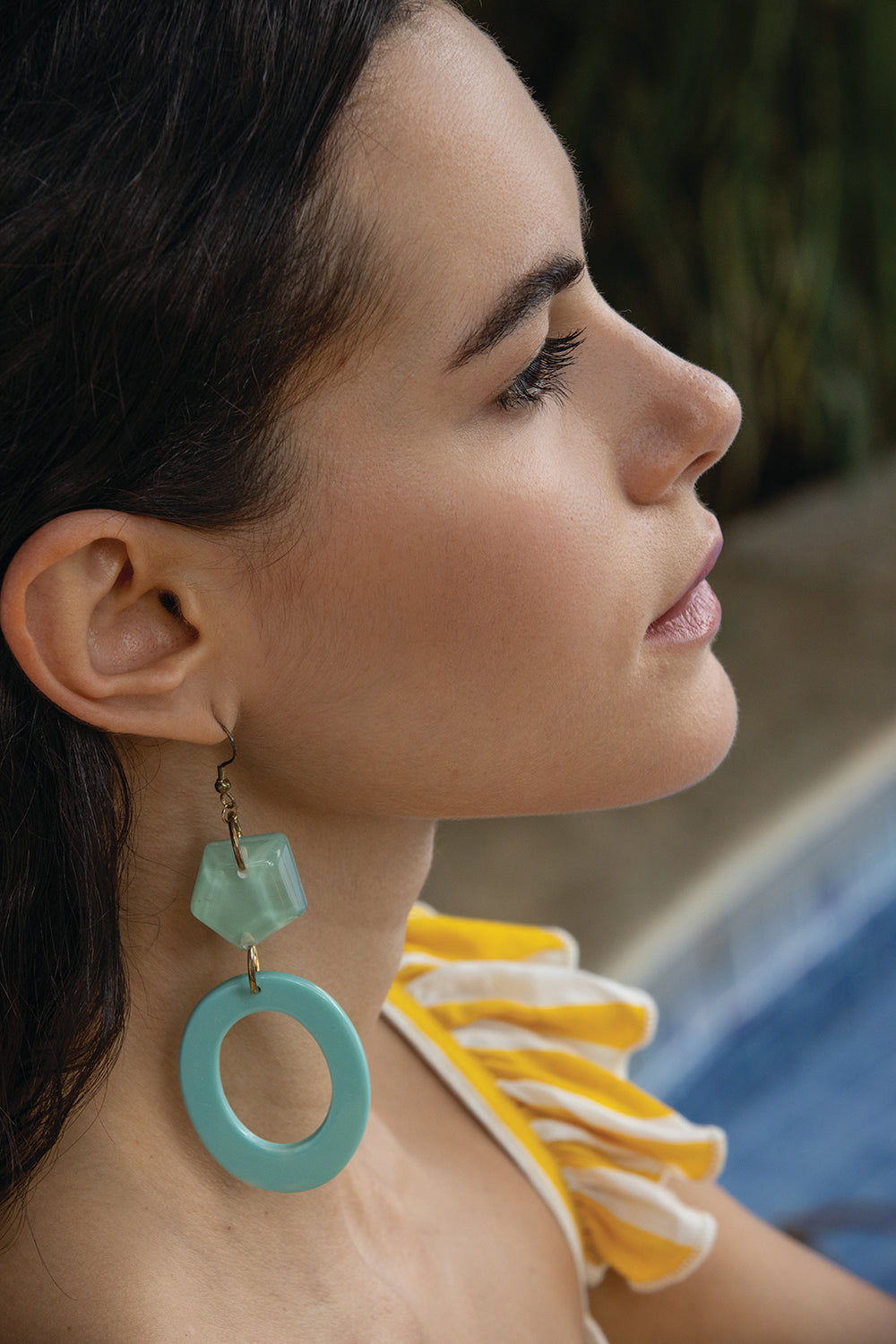 Green Dream Drop Earrings - MyraUSA