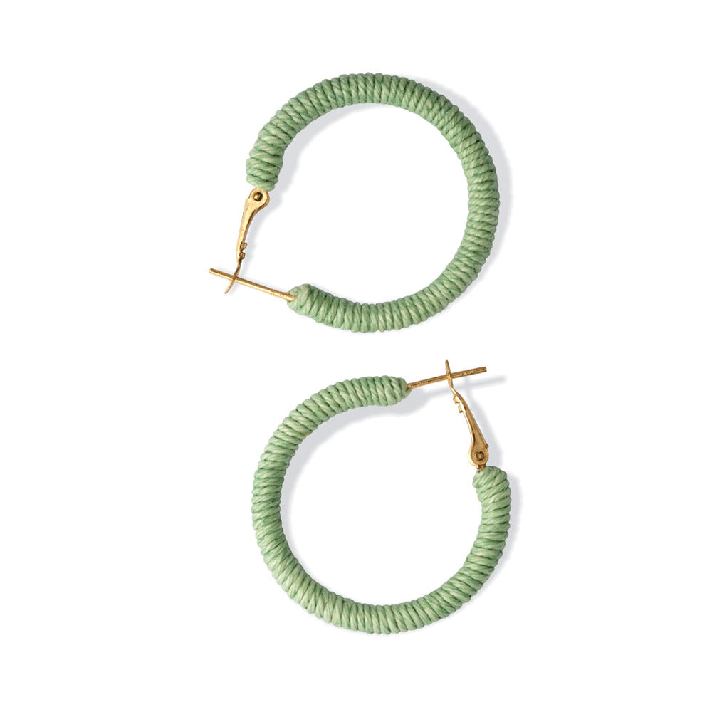 Lime Joy Hoop Earrings - MyraUSA