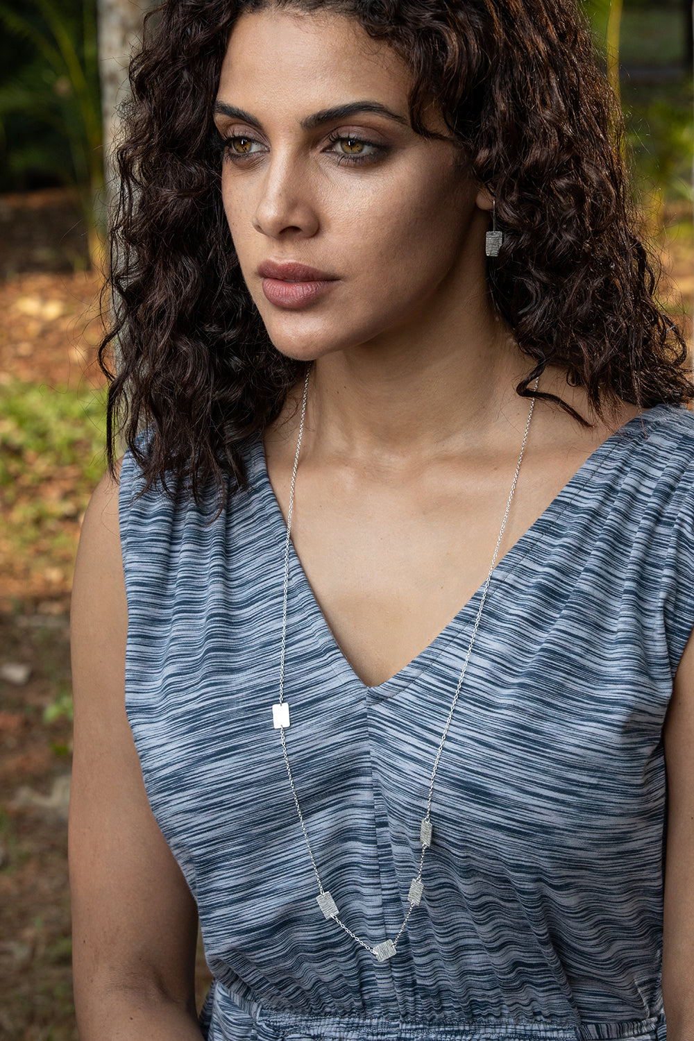 Steel Desires Long Necklace - MyraUSA
